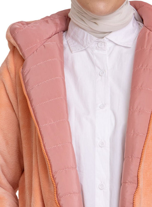 Pink Long - Double Face Jacket - Khotwh